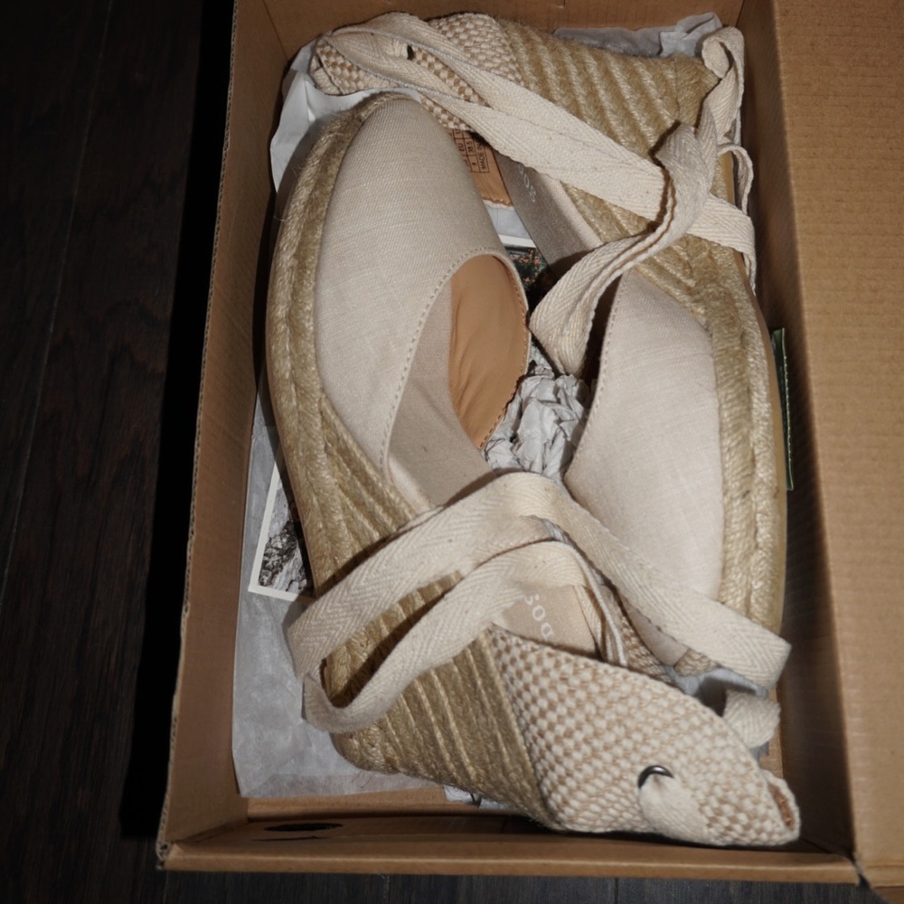 Soludos Blush Wedges